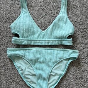 Aerie Mint Blue Bikini Set